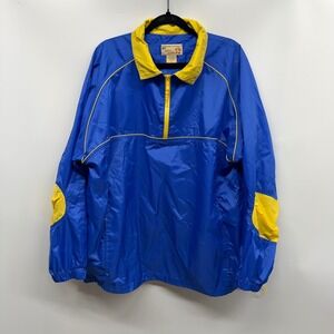 Beach Rays Authentic Surf Wear Mens Blue Windbreaker Jacket Size Large‎ Ahletic
